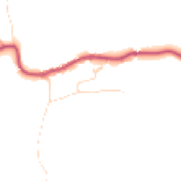 Daytime road noise heatmap for GU5 9AL