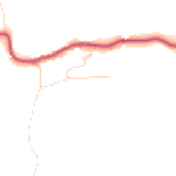 Daytime road noise heatmap for GU5 9AN