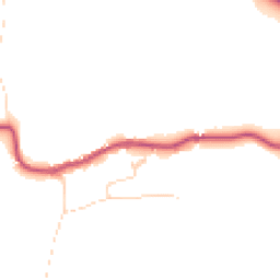 Daytime road noise heatmap for GU5 9BF