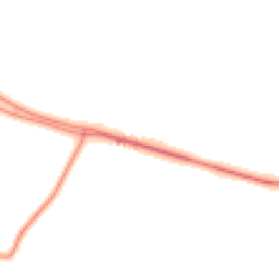 Night-time road noise heatmap for GU5 9BL