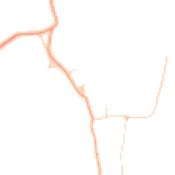 Daytime road noise heatmap for GU5 9ED