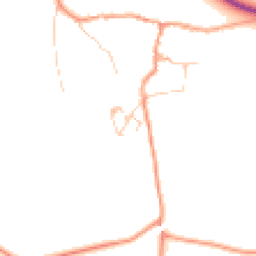 Daytime road noise heatmap for GU5 9HP