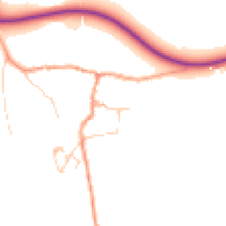 Daytime road noise heatmap for GU5 9HQ