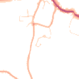 Daytime road noise heatmap for GU5 9LS