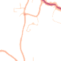 Daytime road noise heatmap for GU5 9NA