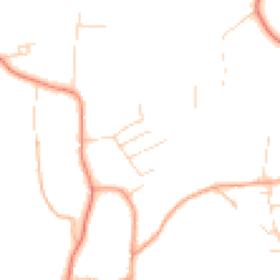 Daytime road noise heatmap for GU5 9PG