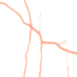 Daytime road noise heatmap for GU5 9QF
