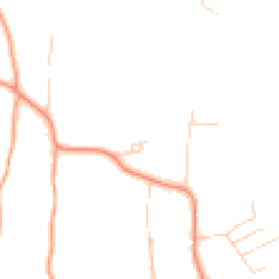 Daytime road noise heatmap for GU5 9RA