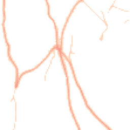 Daytime road noise heatmap for GU5 9RN