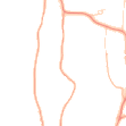 Daytime road noise heatmap for GU5 9RT