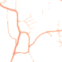 Daytime road noise heatmap for GU5 9SN