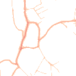 Daytime road noise heatmap for GU5 9SP