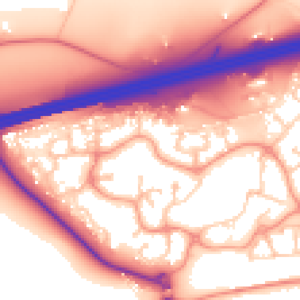 Daytime road noise heatmap for GU51 1BX