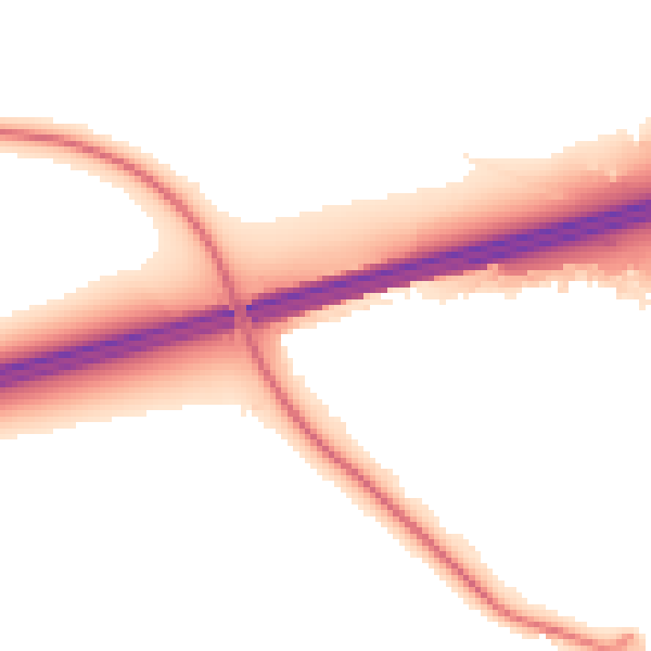 Night-time road noise heatmap for GU51 1FA