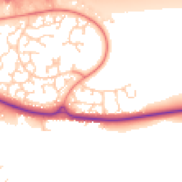 Daytime road noise heatmap for GU51 2TA
