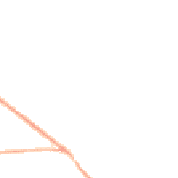 Night-time road noise heatmap for GU51 3HD