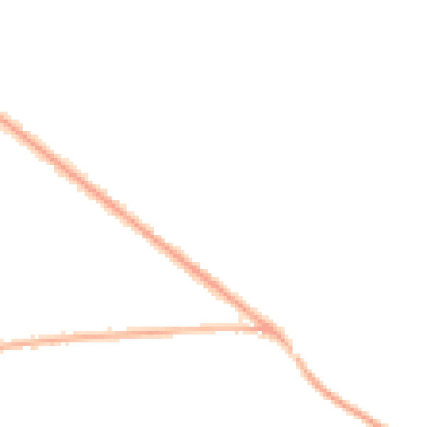 Night-time road noise heatmap for GU51 3HL