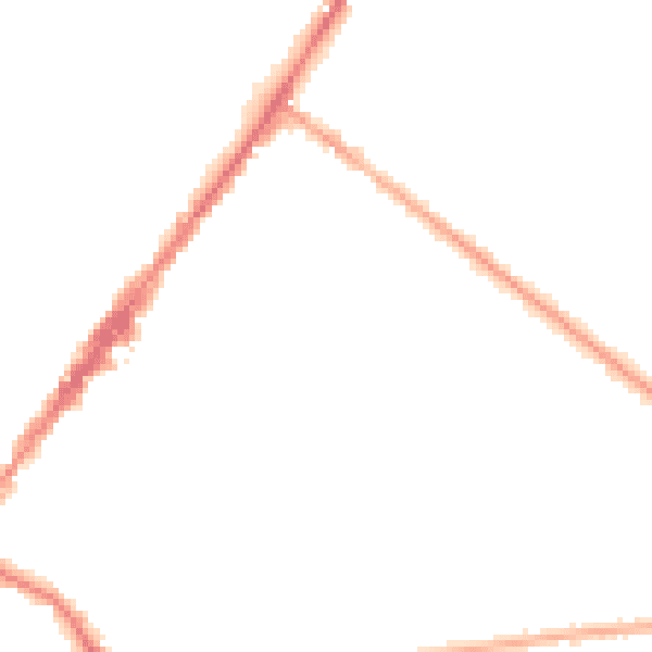 Night-time road noise heatmap for GU51 3QU