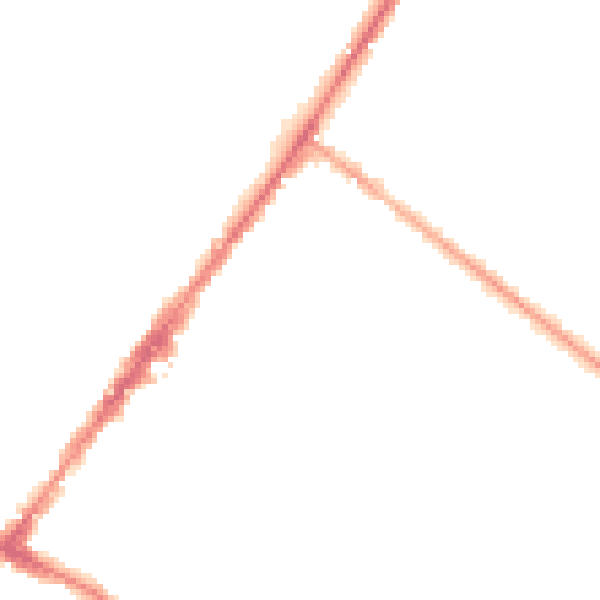 Night-time road noise heatmap for GU51 3SH
