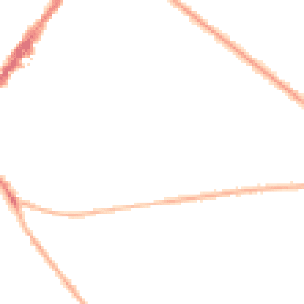 Night-time road noise heatmap for GU51 3XD