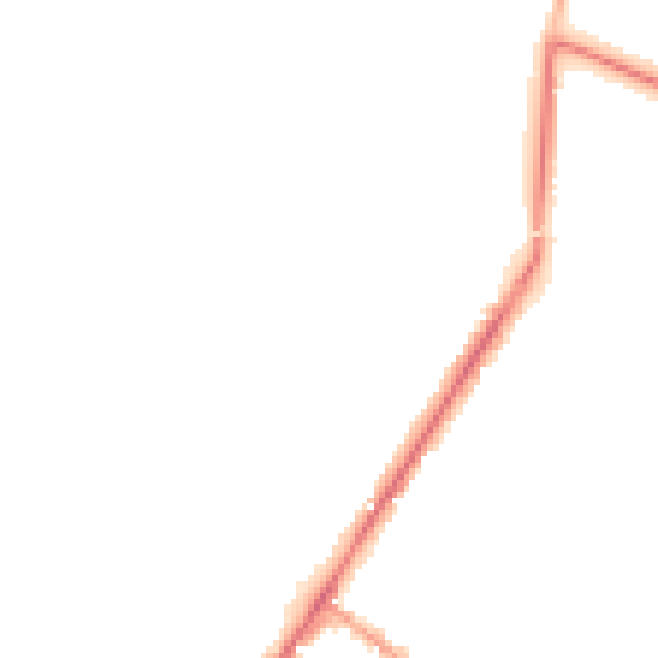 Night-time road noise heatmap for GU51 4QX