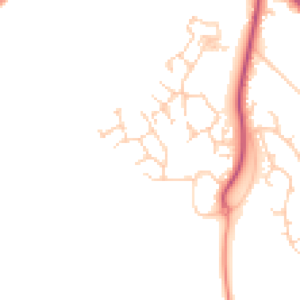 Daytime road noise heatmap for GU51 5DG