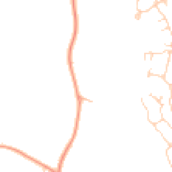 Daytime road noise heatmap for GU51 5EP