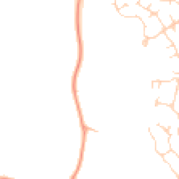 Daytime road noise heatmap for GU51 5ET