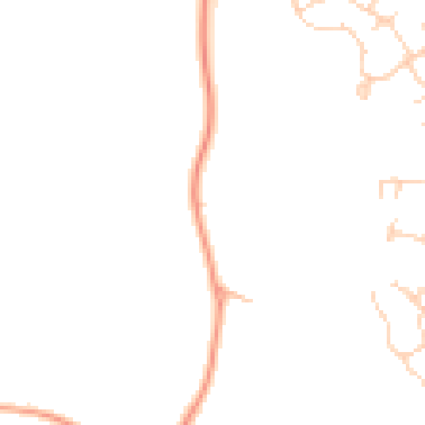 Daytime road noise heatmap for GU51 5EX