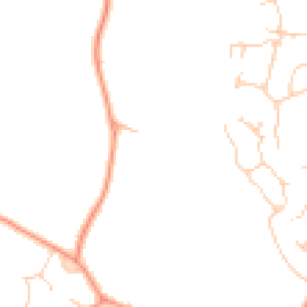 Daytime road noise heatmap for GU51 5FD