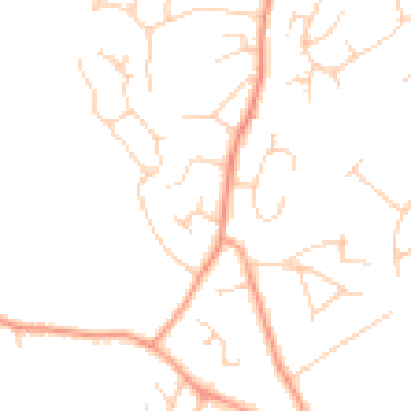 Daytime road noise heatmap for GU51 5NJ