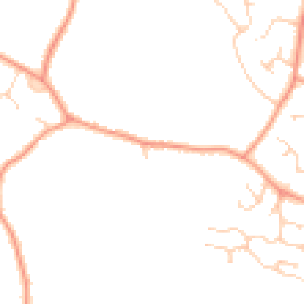 Daytime road noise heatmap for GU51 5SF