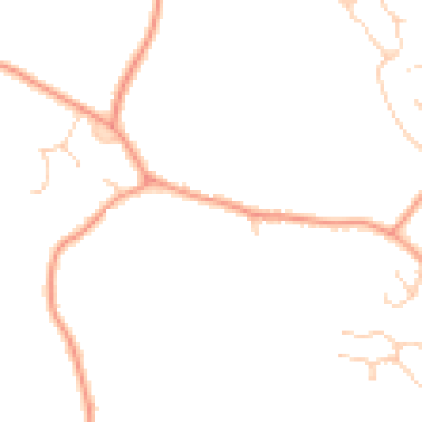 Daytime road noise heatmap for GU51 5SG