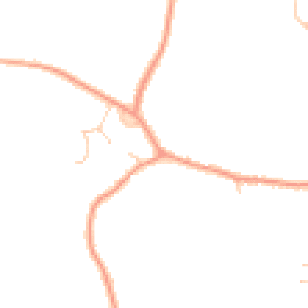 Daytime road noise heatmap for GU51 5TA