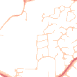 Daytime road noise heatmap for GU6 7AT