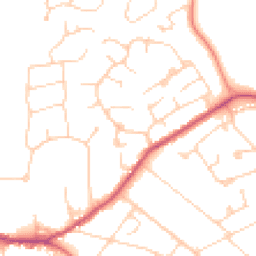 Daytime road noise heatmap for GU6 7BL