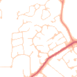 Daytime road noise heatmap for GU6 7BU