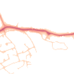 Daytime road noise heatmap for GU6 7GD