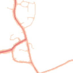 Daytime road noise heatmap for GU6 7GJ