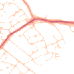 Daytime road noise heatmap for GU6 7HD