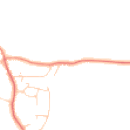 Daytime road noise heatmap for GU6 7QJ
