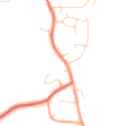 Daytime road noise heatmap for GU6 7QZ