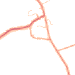 Daytime road noise heatmap for GU6 7RW