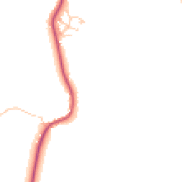 Daytime road noise heatmap for GU6 8EW