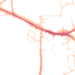 Daytime road noise heatmap for GU6 8GD