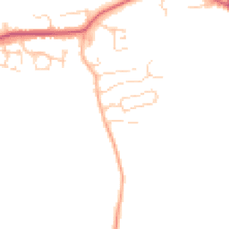 Daytime road noise heatmap for GU6 8GW
