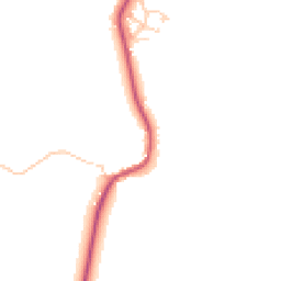 Daytime road noise heatmap for GU6 8HA