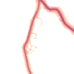 Daytime road noise heatmap for GU6 8HB