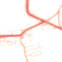 Daytime road noise heatmap for GU6 8LY