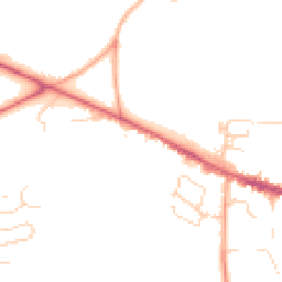 Daytime road noise heatmap for GU6 8RP